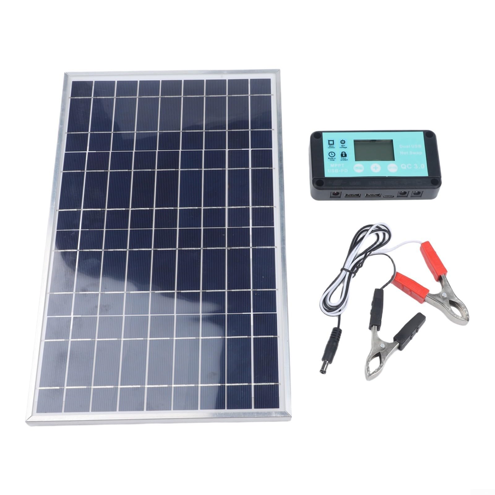 Cargador solar de goteo 12V 10W para batería de coche, barco y RV con sistema antirreflejo