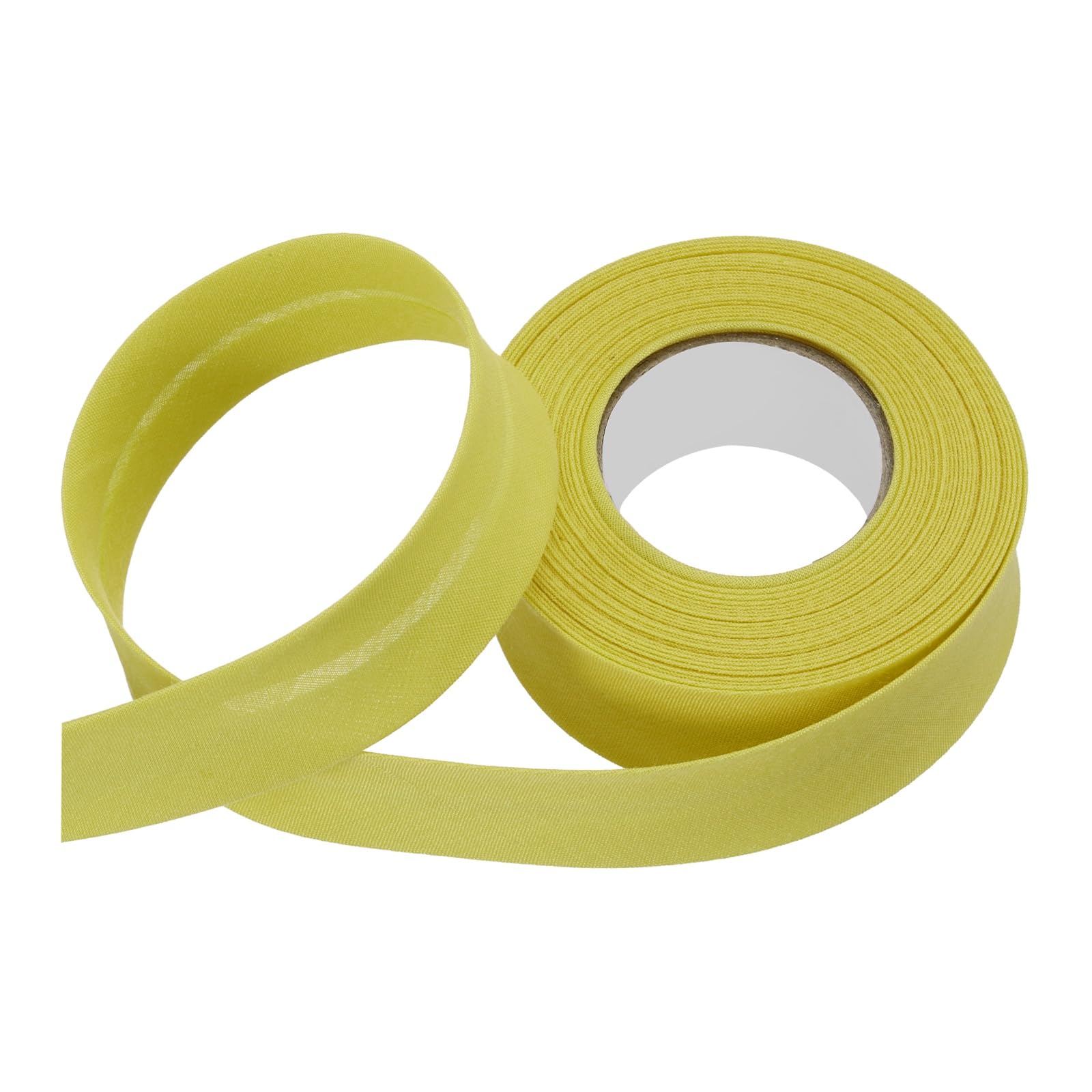 sourcing map 3/4 Inch Single Fold Bias Tape Polyester Gold 6Yards