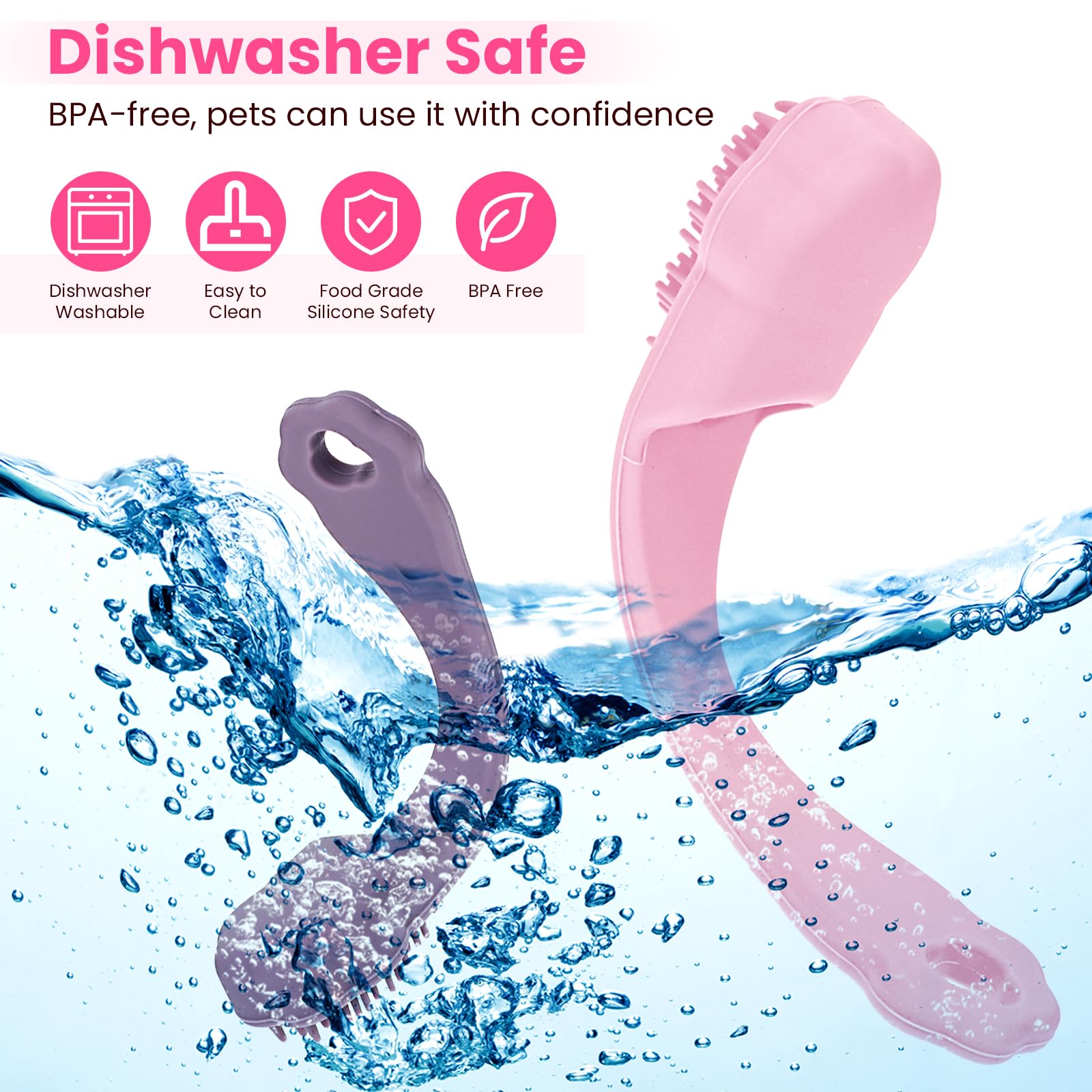 8 Pack Silicone Dog & Cat Finger Toothbrush Kit, Food Grade Toothbrush for Dog, Safe, Non-Toxic, Easy Teeth Cleaning, Prevents Bad Breath & Oral Inflammation - image 6
