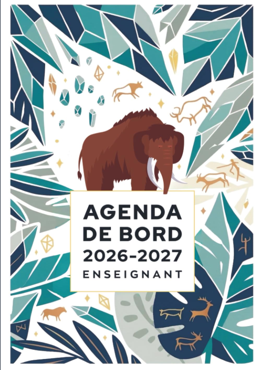 Agenda de bord 2026/2027 Enseignant: Carnet de bord A4 pour les professeurs