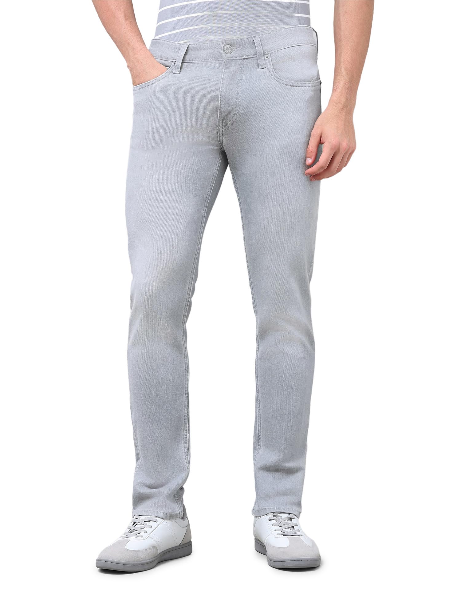 u.s. polo assn. denim co. Mens Brandon Slim-Tapered Fit Grey Jeans-picture-20