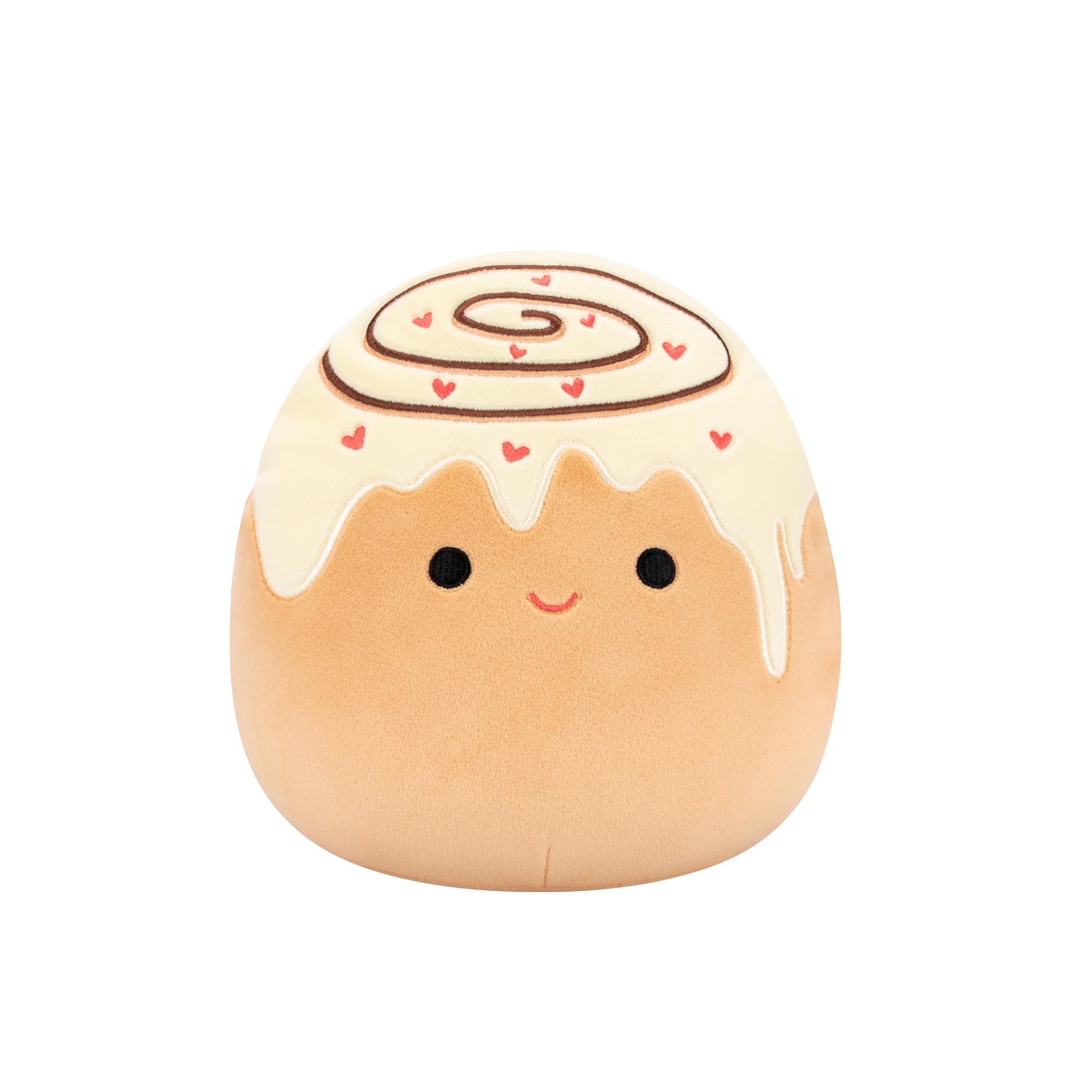 Squishmallows Original 8in Anita The Cinnamon Roll + 8in Beata The Pink Latte – Official Jazwares Valentine’s Plush 2-Pack (Little): Cinnamon Roll and Latte