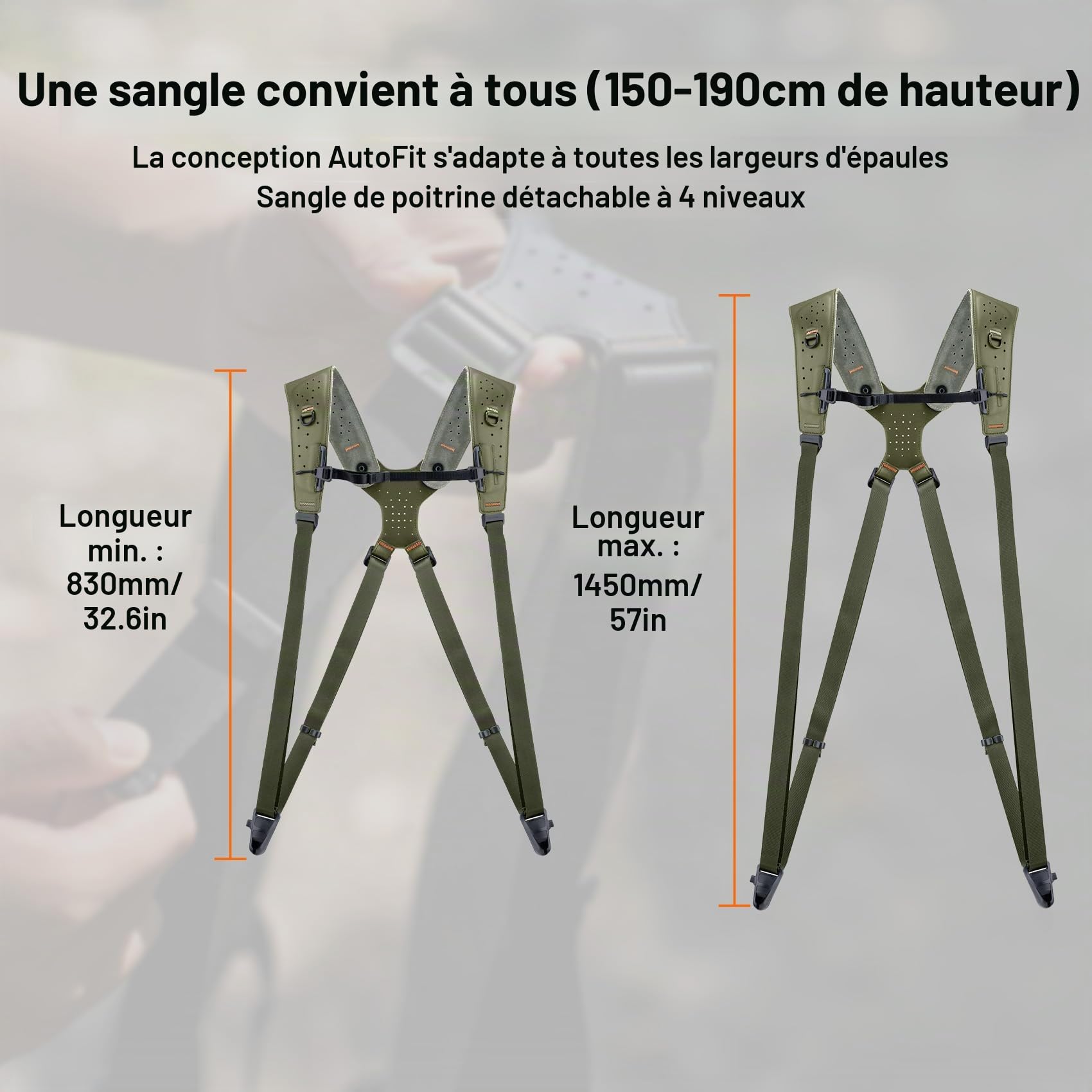 PGYTECH Sangle Appareil Photo Master, Harnais Double Épaule en Cuir pour 3 Caméras, Harnais d'Appareil Photo pour Photographes Professionnels, Sports/Faune/Mariage/Événements Sangles d'Appareil Photo