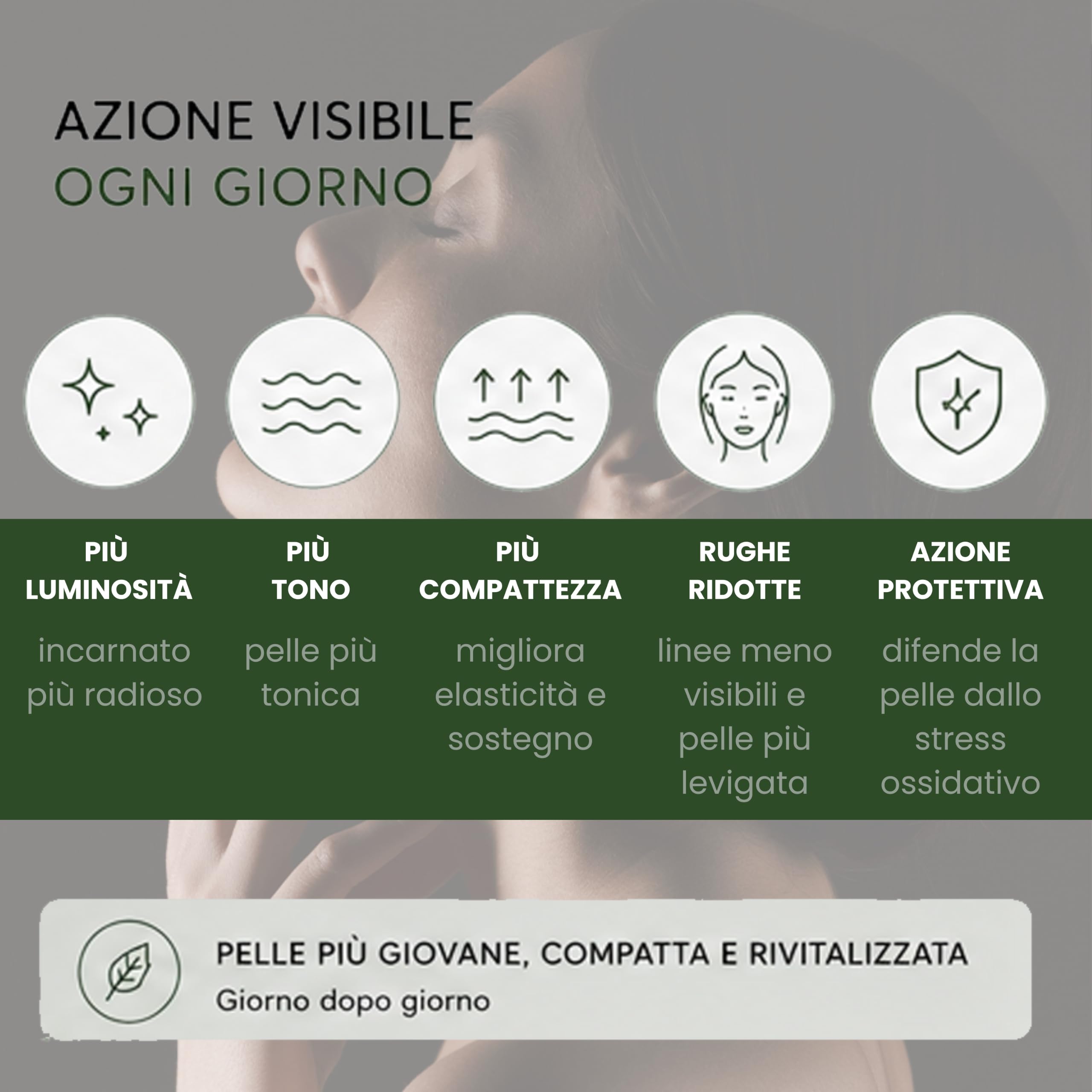 Bio Longevity Anti-Aging-Stimulans, Gesichts-, Hals- und Dekolletécreme, biostimulierend, revitalisierend, antioxidativ, beugt Falten und Hautalterung vor, Made in Italy, 50 ml
