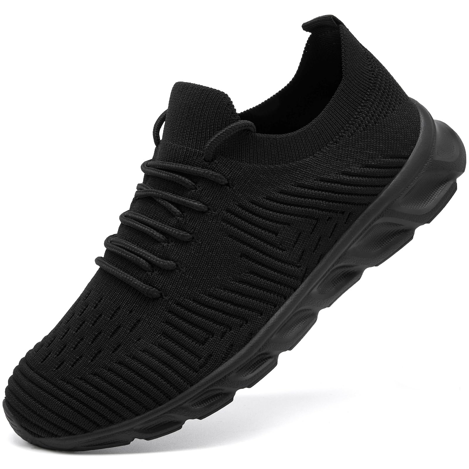 VLHGCG Laufschuhe Herren Damen Slip on Sneakers Freizeitschuhe Jogging Gym Fitness Tennisschuhe rutschfest Atmungsaktiv Walking Turnschuhe Leichte Sportschuhe 36-49