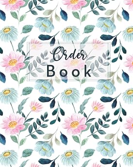 Order Book order forms for small business notebook | order forms for small business | Purchases Sales Record | size 8 x 10 inches