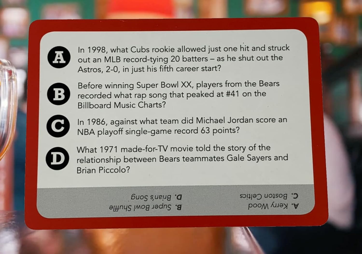 You Gotta Know Chicago - Sports Trivia Game