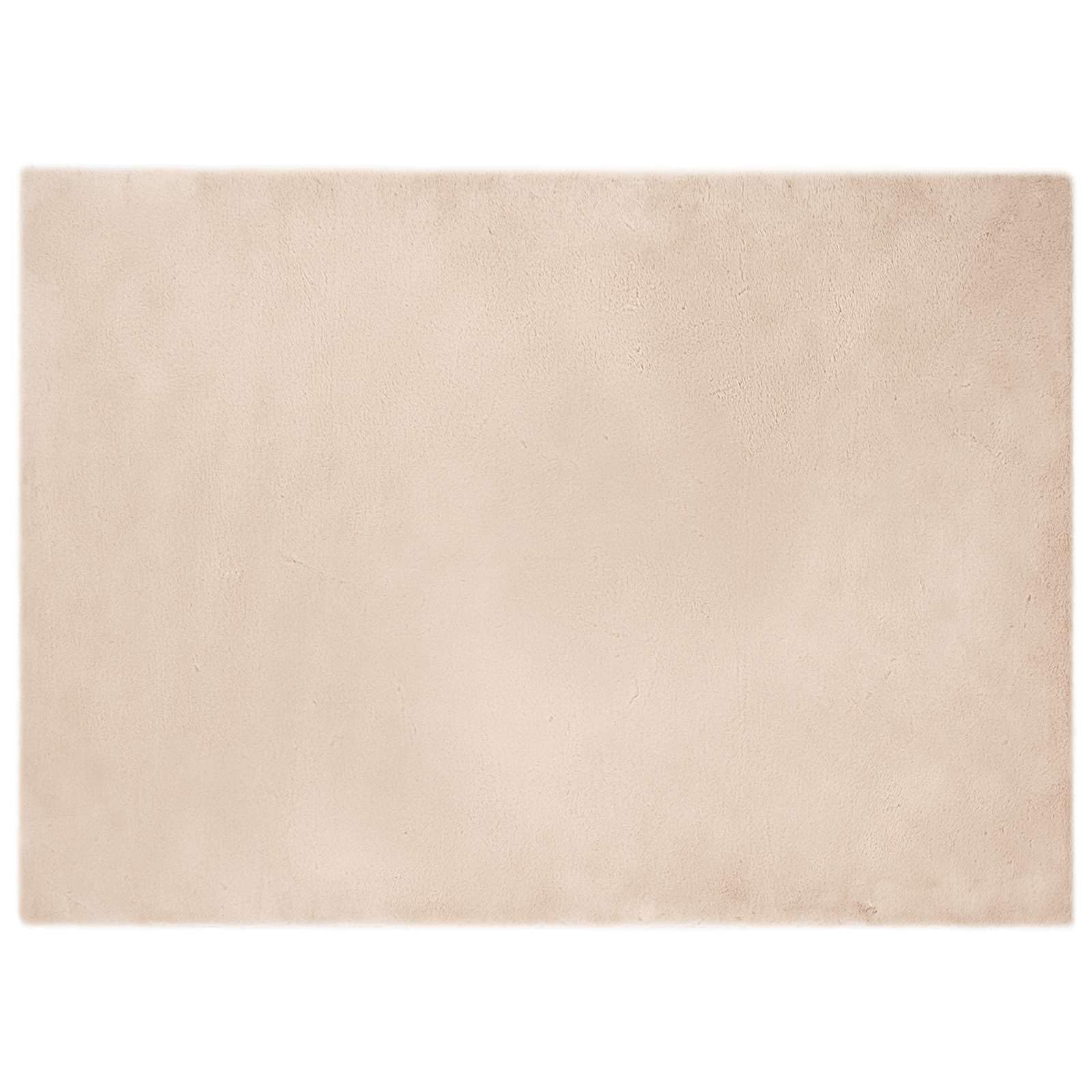 Tapis de salon antidérapant en fausse fourrure lapin pour sol sécurisé Olite