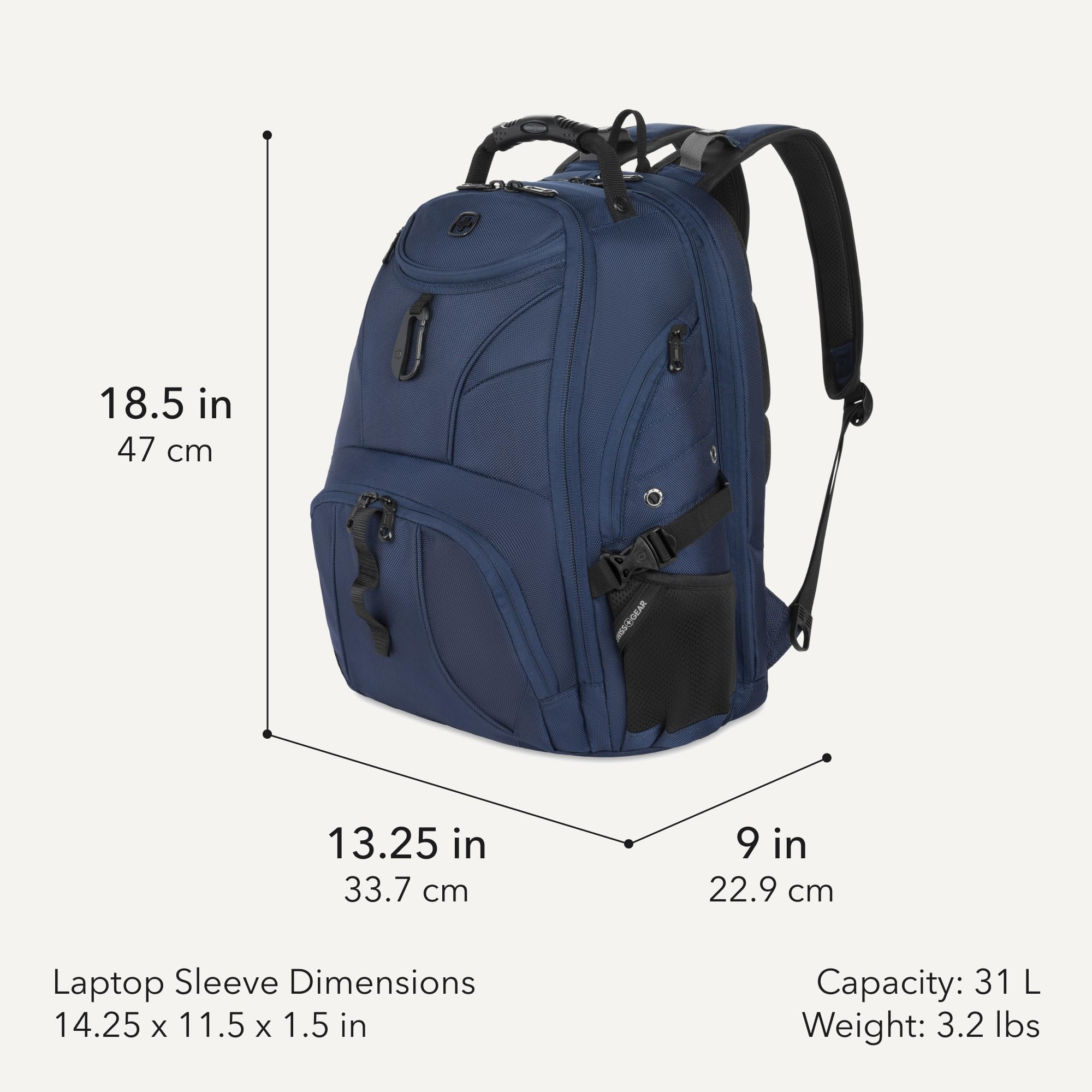 SwissGear 1900 Scansmart Tsa 17-inch Laptop Backpack Mochila para portátil Unisex adulto (Pack de 1)