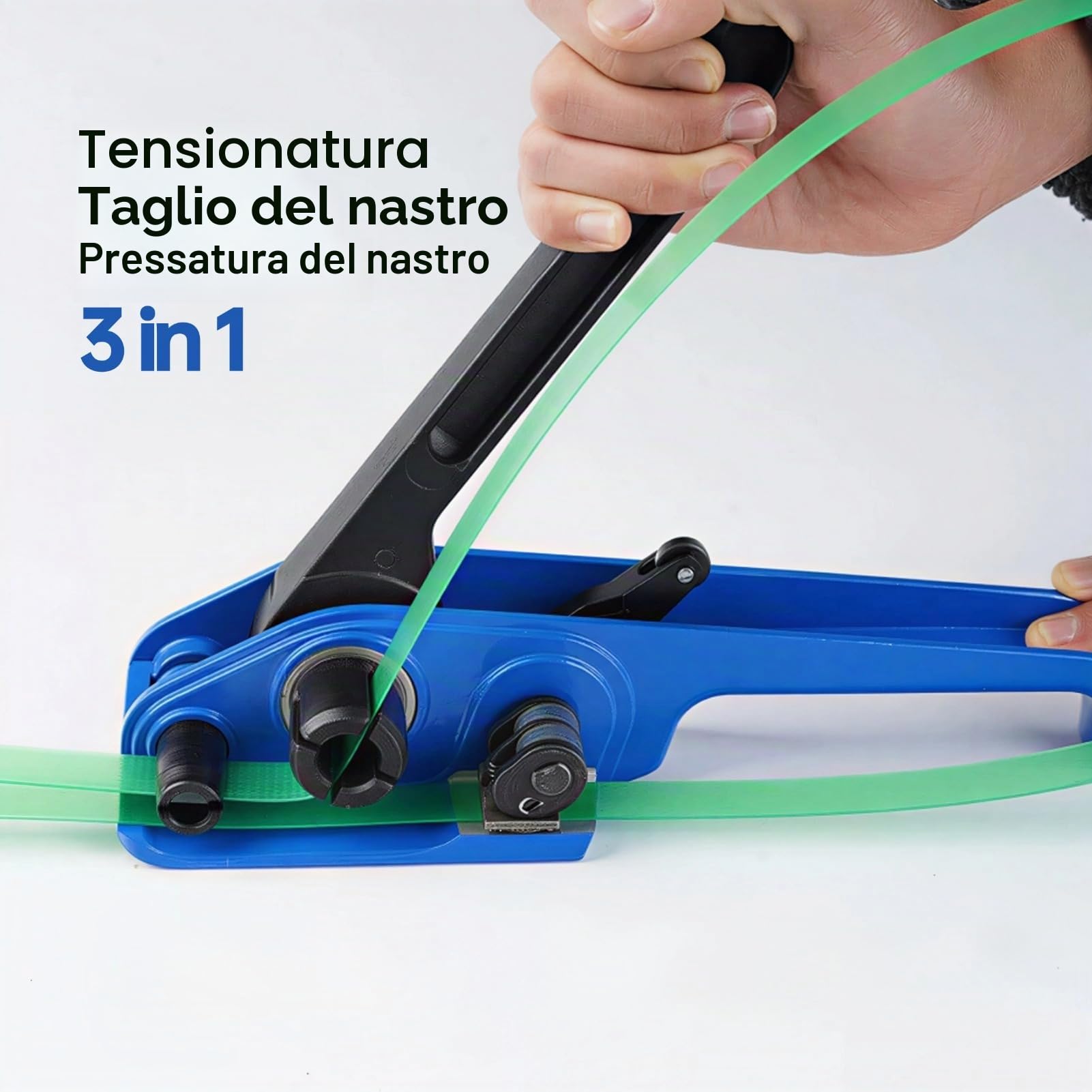 Tendireggia per Reggetta Tendireggia Tendireggia Taglierina a Polipropilene Ad Alte Prestazioni Azionato a Mano Utensili per Fascette Manuali per Reggetta Set di Reggette