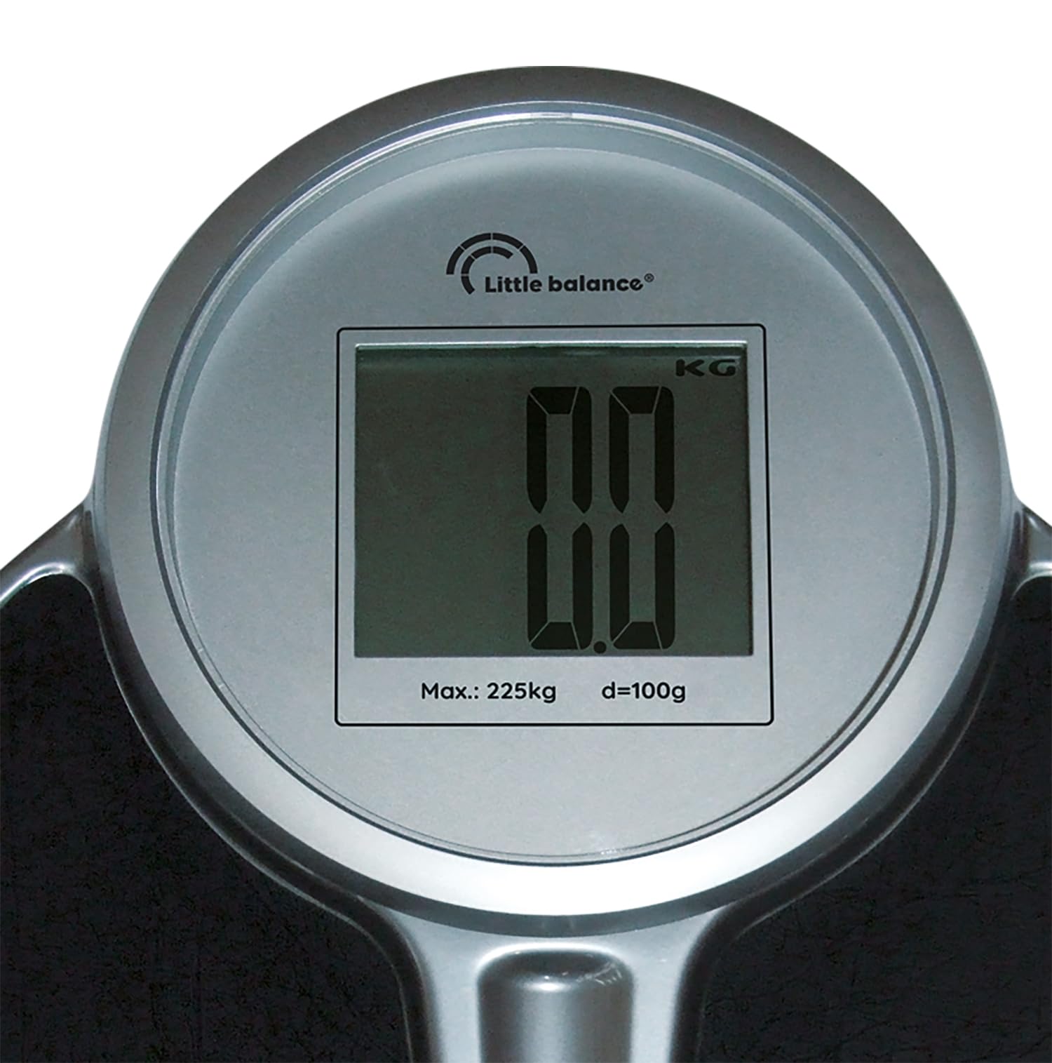 Pese-personne - LITTLE BALANCE - 8327 - PRO M 225 - Balance électronique - 225 kg / 1 kg - Noir / Argent