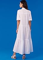 Vista 7 de McCalls M8285Y - Paquete de patrones de costura para vestidos y tops de señorita, código de diseño M8285, tallas XSM-SML-MED