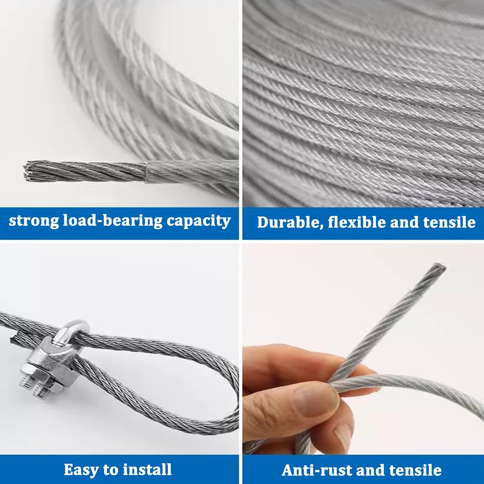 1 Juego De Alambre De Rorte Para Cortina, Cordón De Rorte Para Cortina  Confiable De 2, image size:1601x1601