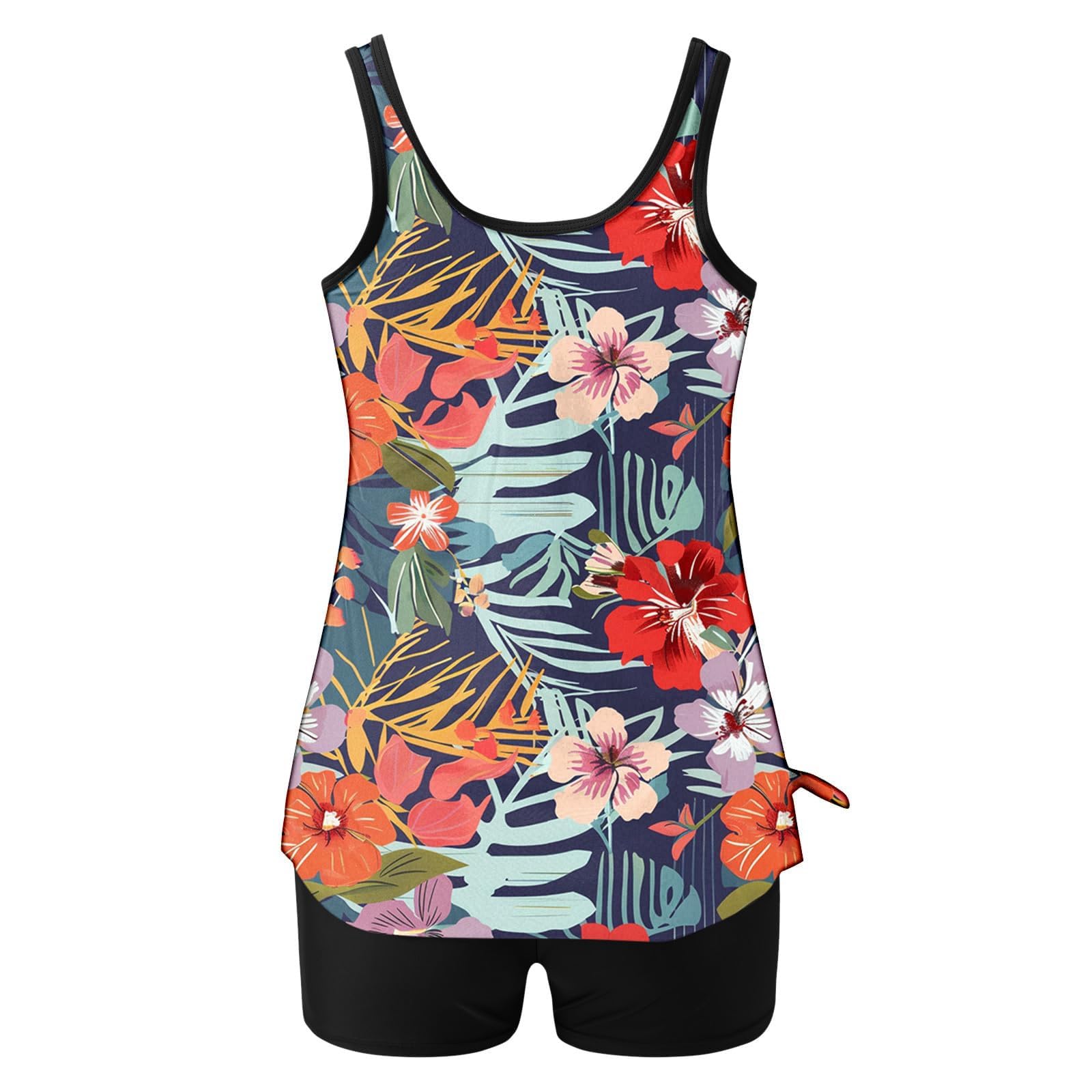 Strój kąpielowy damski stylowy zestaw tankini dla kobiet wygodny i wszechstronny strój kąpielowy na plażę, basen i wakacje. Idealny na relaksujące letnie dni i do aktywnych sportów wodnych