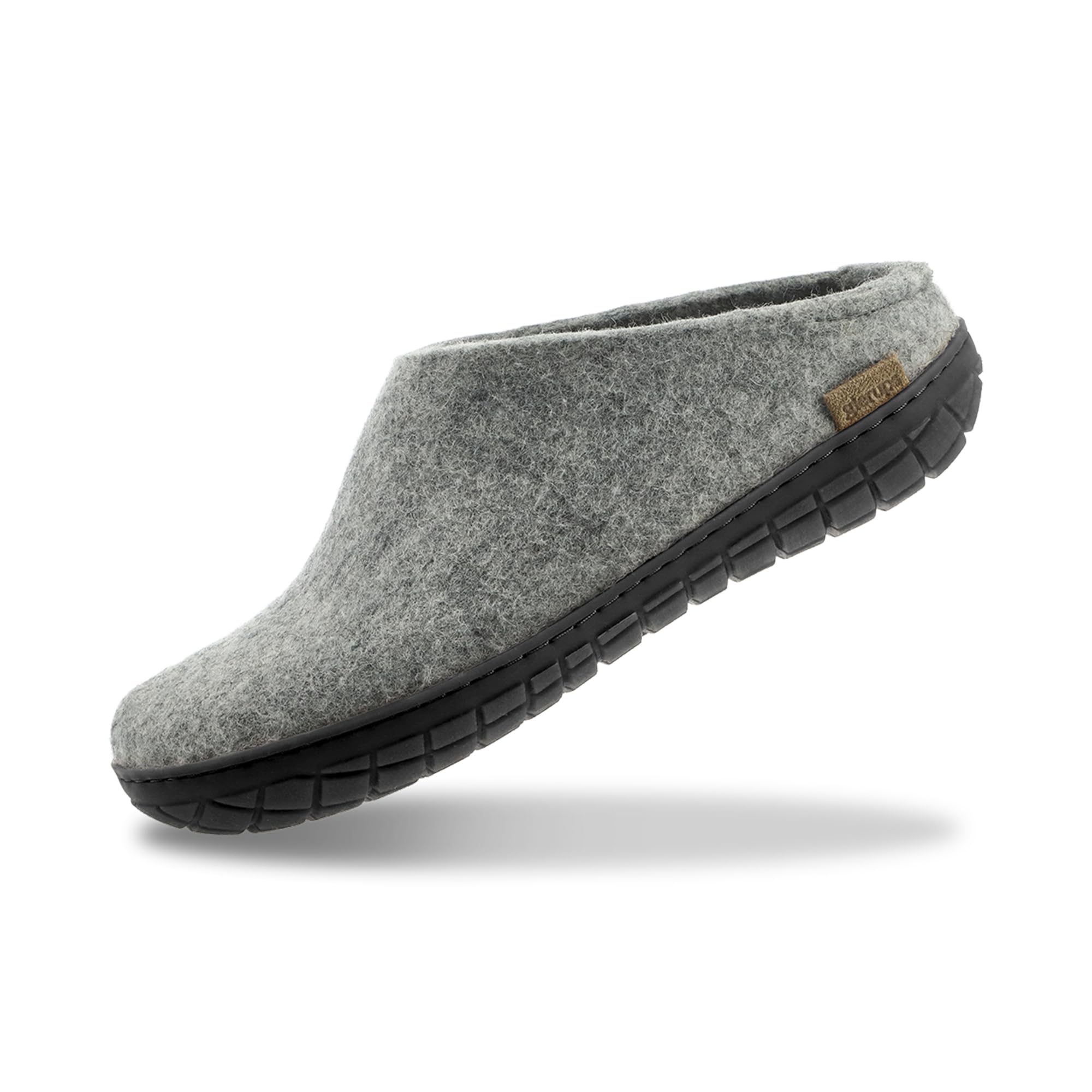 Glerups 100% quality wool mix Slipper with rubber sole - Unisex Slip-on