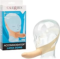 Vista 9 de CalExotics Original Accommodator Pene de látex - Correa manos libres en la sonda para parejas - Consolador para adultos Juguetes sexuales - Negro