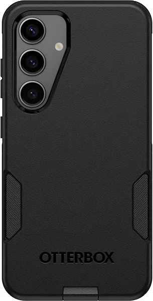 OtterBox Samsung Galaxy S24 Commuter Series Case - Single Unit Ships in Polybag, Ideal for Business Customers - BLACK , slim & tough, pocket-friendly, with port protection