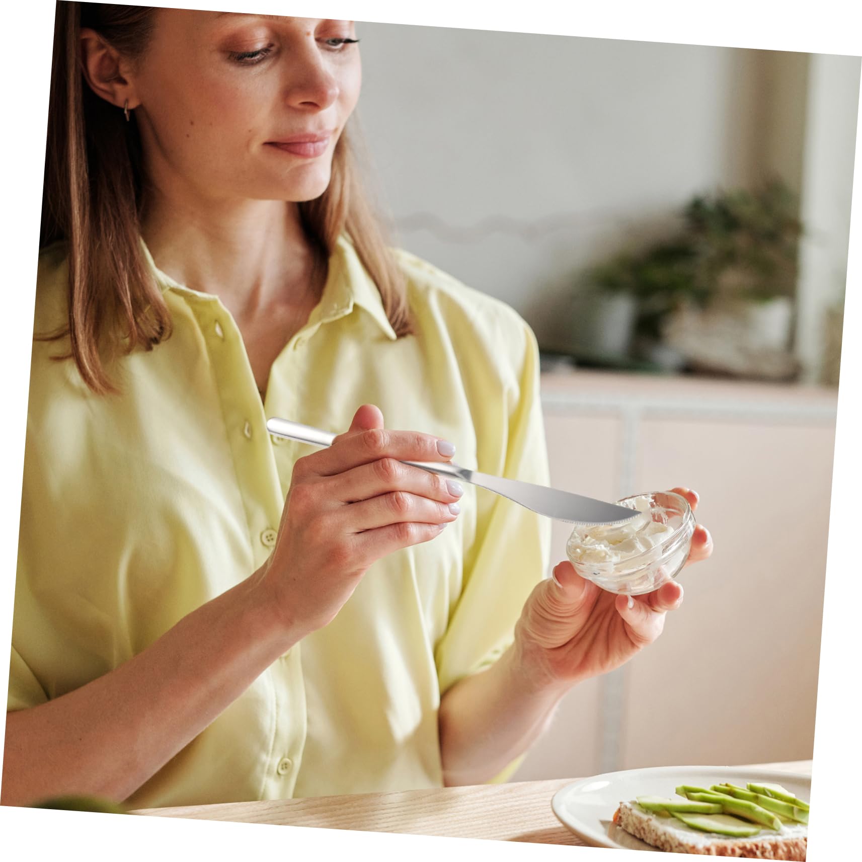 ABOOFAN 6Pcs Butter Spreaders Multi Function Jam Spreaders for Home Use Ergonomic Design for Easy Handling and Steak Cutlery