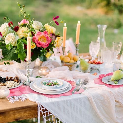 Miniatura 5 de Sinmoe Paquete de 100 manteles individuales desechables de papel a granel de 13 pulgadas, manteles individuales desechables de papel para cena,