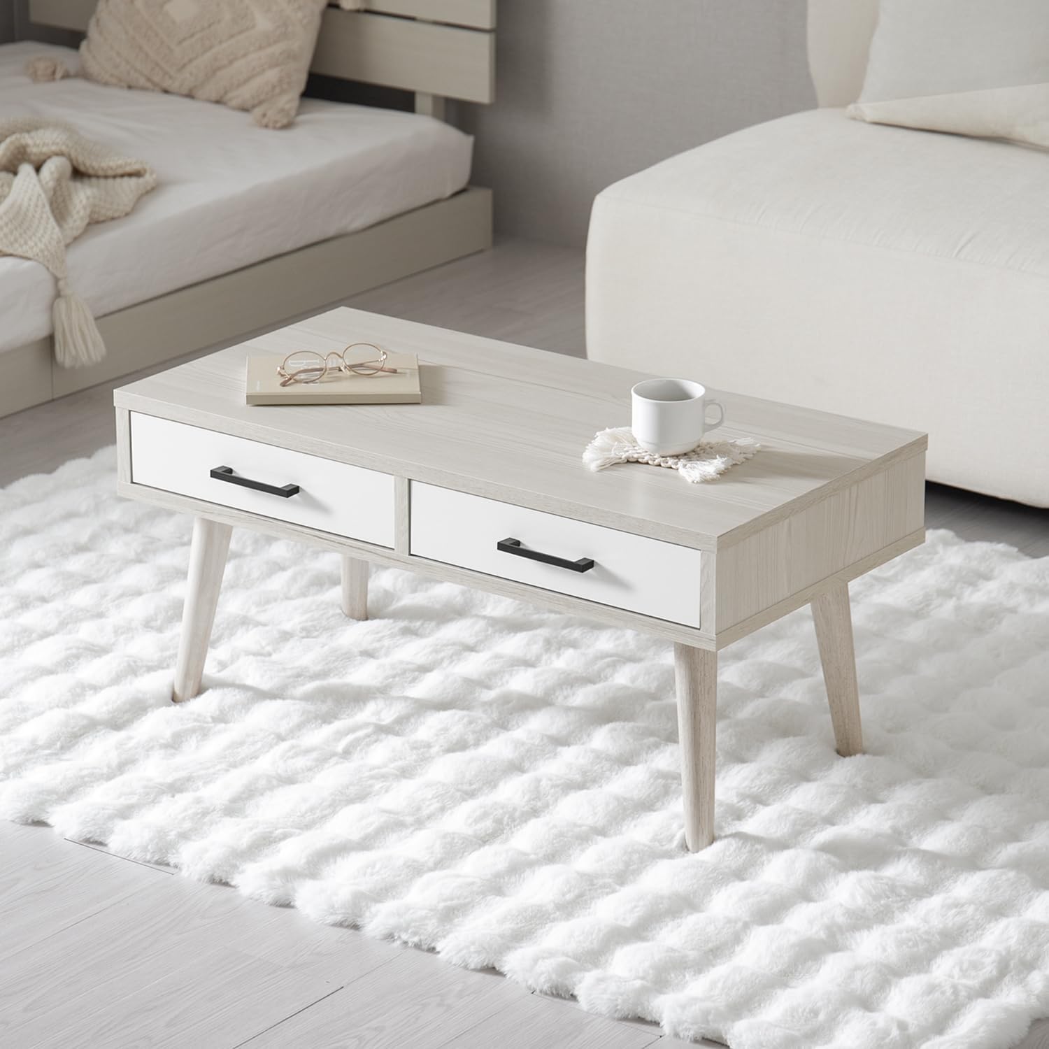 スペースエイジ ガラスローテーブル ビンテージ　ホワイトレザーミッドセンチュリー スペースエイジ ガラスローテーブル ビンテージ ホワイトレザーミッド