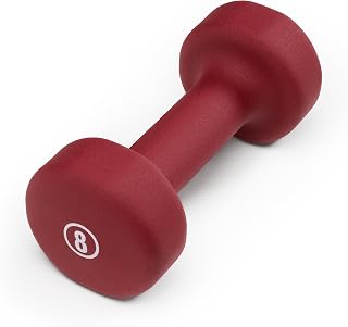 Marcy Neoprene Dumbbells - Non-Slip Coated Hand Weights for Home Gym, 1-20lb Singles, Hex Shape Free Weights