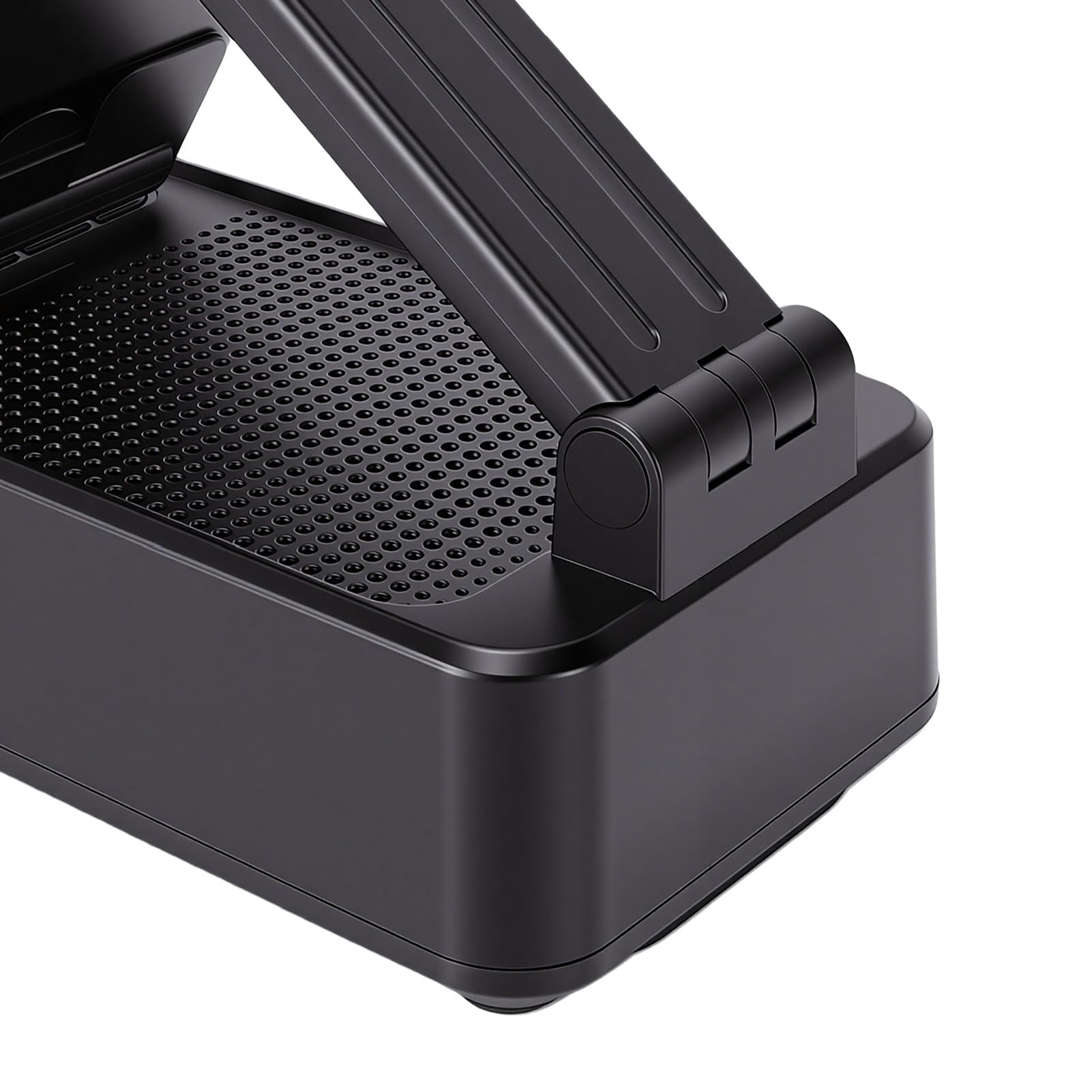 Denash Supporto per Telefono con Altoparlante, Luce LED, Bluetooth 5.3, per | Foldable Phone Stand Speaker with RGB Ambient Light, Wireless Speaker for Travel, 2000mAh Battery