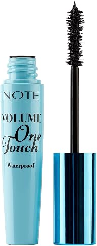 Note Cosmetics Volume One Touch Hacim ve Uzatma Etkili Suya Dayanıklı, Waterproof Maskara