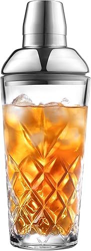 Miniatura 1 de Royalty Art Kinsley - Coctelera de Martini para cócteles sucios, bebidas caseras y bartending vintage con tapa de acero inoxidable y vaso de