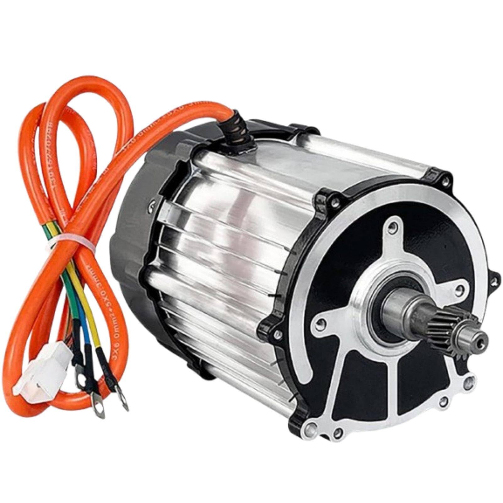 MhWrughts Electric Vehicle Brushless Motor High Torque Differential Motor 1000W-2000W 48V 60V 72V Pure Copper Coil for E-Bike Tricycle Conversion 48v-1000w