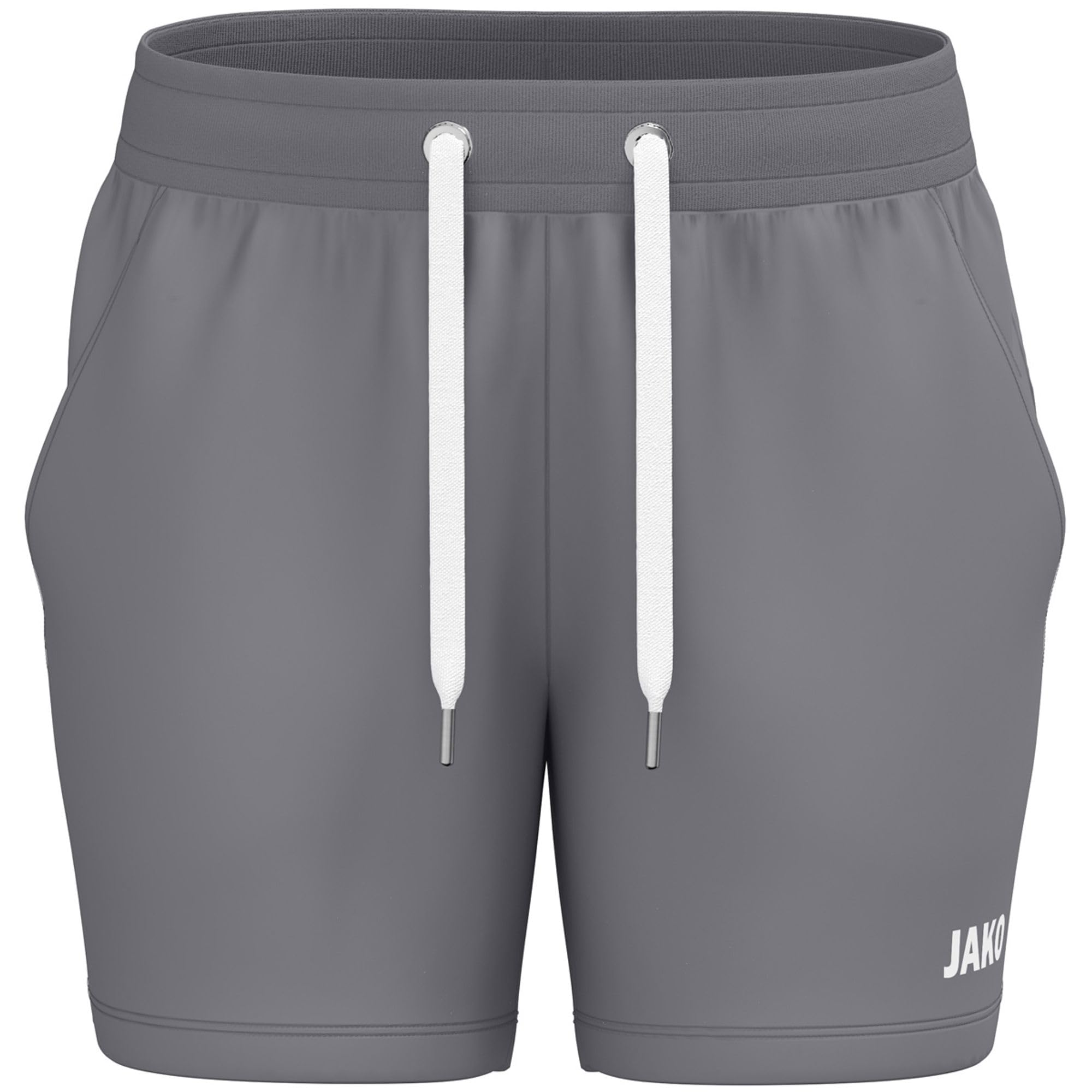 Jako Women's One Cotton Jogging Shorts, Grey, 46
