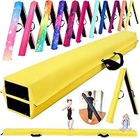 Vista 18 de MARFULA Viga de Gimnasia Plegable de 6 PIES / 8 PIES / 9 PIES Viga de Equilibrio de Espuma para Suelo - Extra Firme - Cubierta de Gamuza - Parte