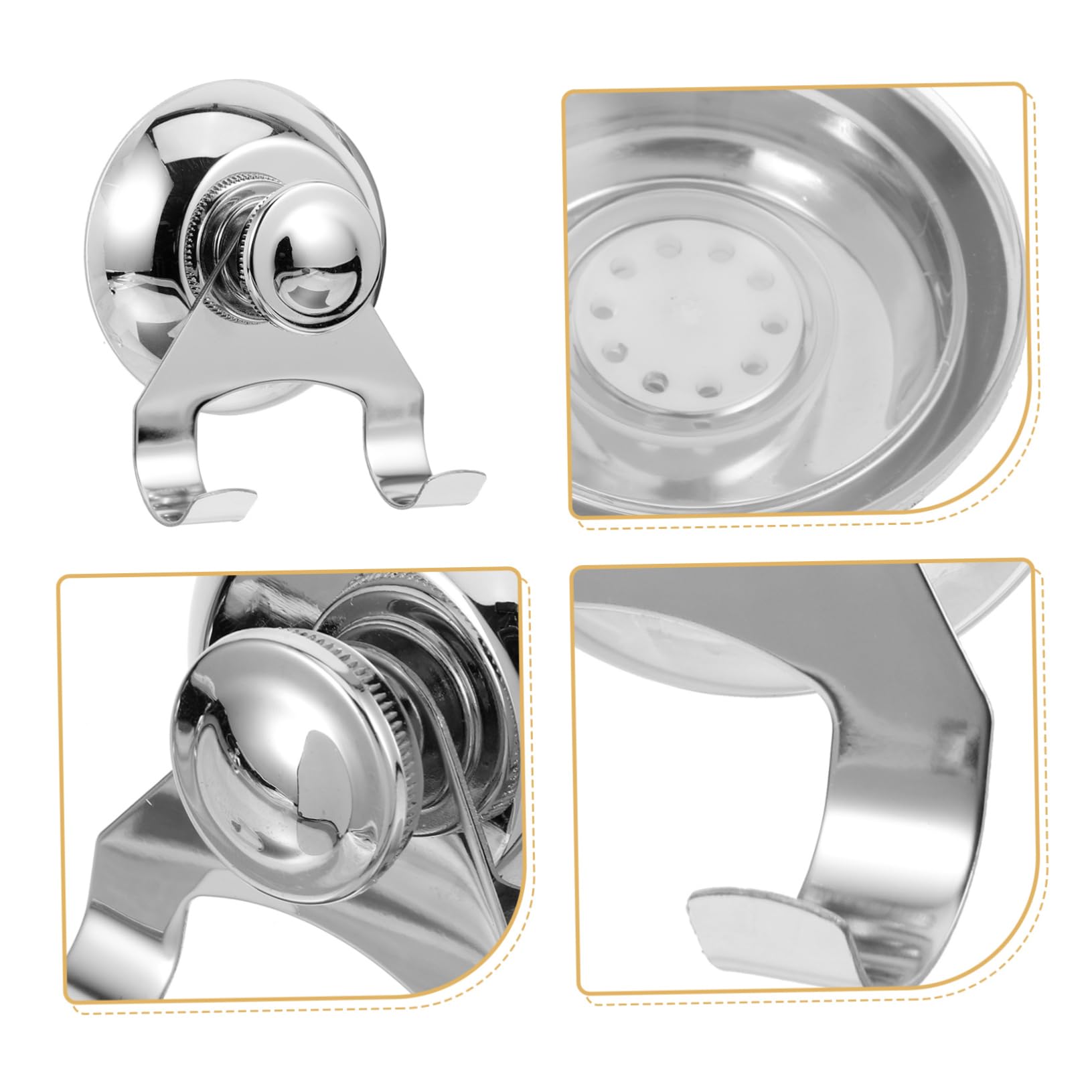 SHINEOFI Gancho De Acero Inoxidable Percha S Muro Gancho De Pared Toalla De Decoración De Toalla De Baño Acero Inoxidable 201 2 Piezas X 4