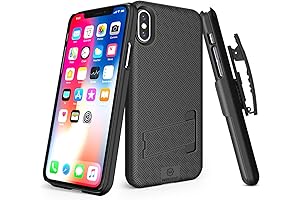 iPhone X/XS Phone Holster Case: Full Protection with Swivel Belt Clip
