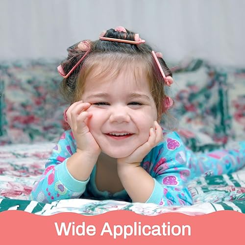 Miniatura 7 de 40 rodillos de espuma para el cabello, rodillos de esponja de 0.98 pulgadas para rizadores de cabello sin calor para cabello corto/largo, rizadores