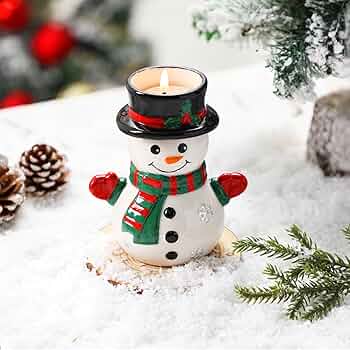   Tunes キャンドルホルダー クリスマス グラスキャンドルホルダーライト キャンドル風 LEDライト