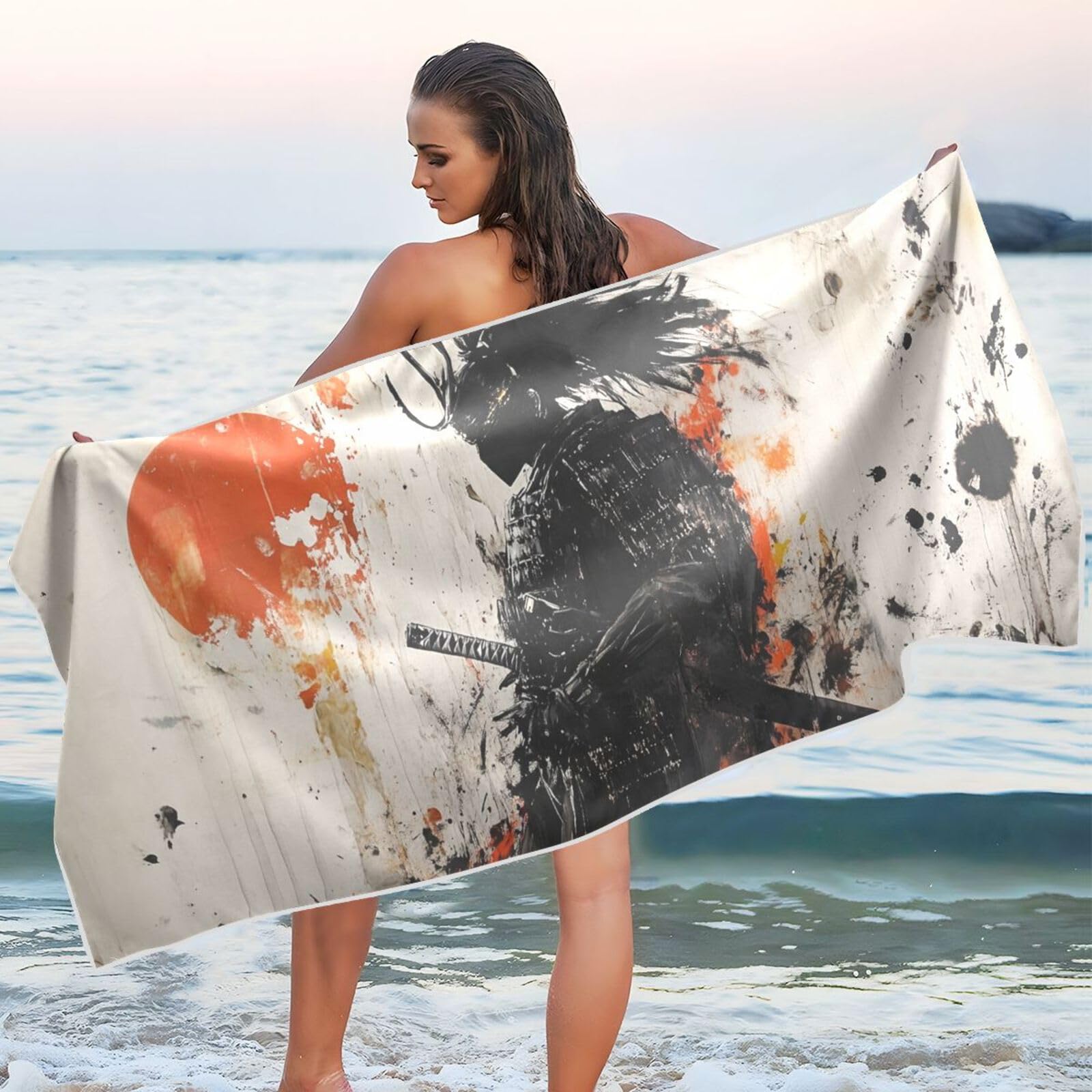 ち*ぷ様 Ado Zipangu Scarf Towel Amazon.com: YMXFXP Microfiber Thin Lightweight Beach Towel Sword