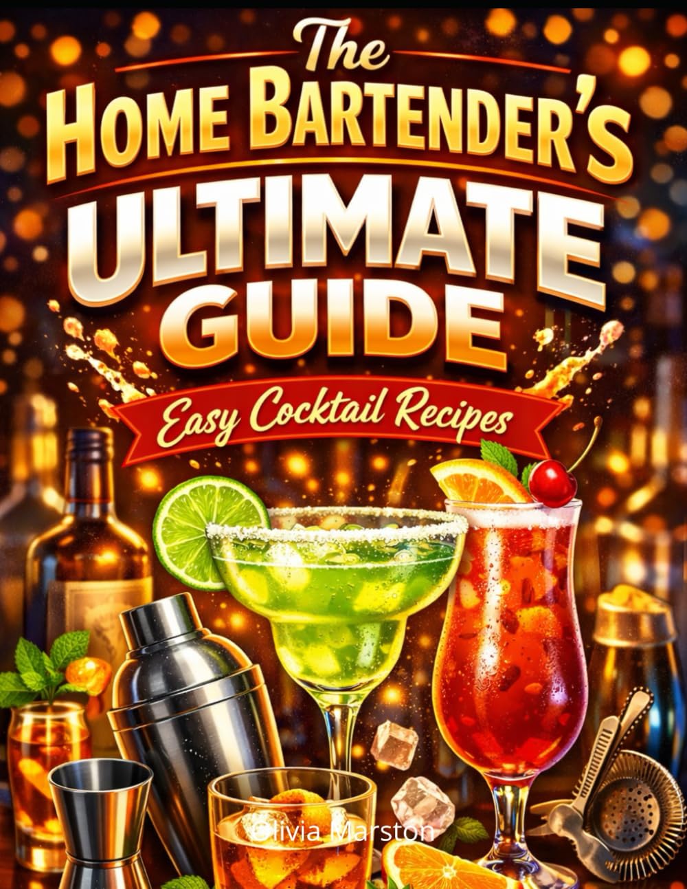 The Home Bartender’s Ultimate Guide: Easy Cocktail Recipes with 4 Ingredients or Less for Beginners & Home Mixologists