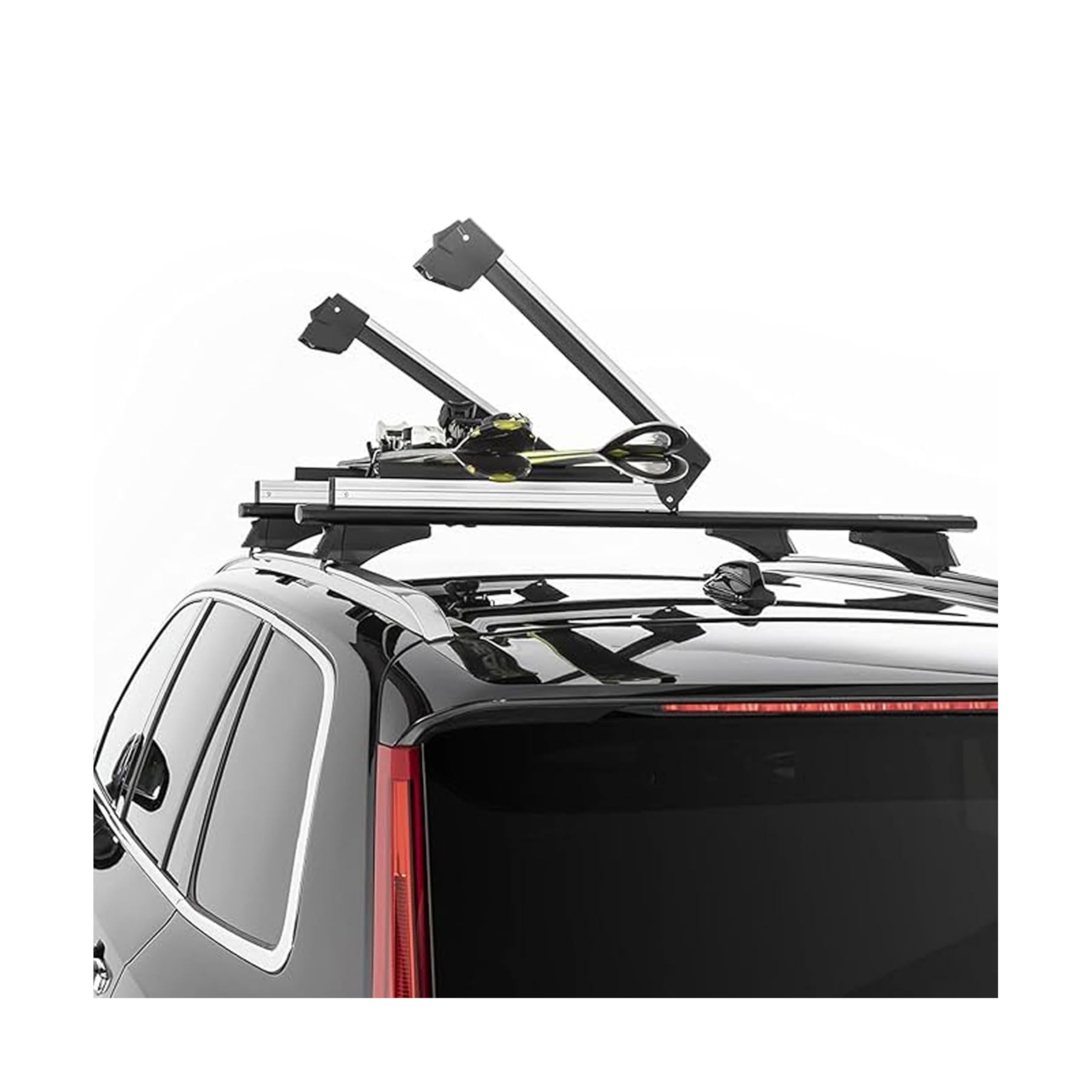Skiträger Snowboard Träger Universal Abschließbar Schwarz ABE 2X