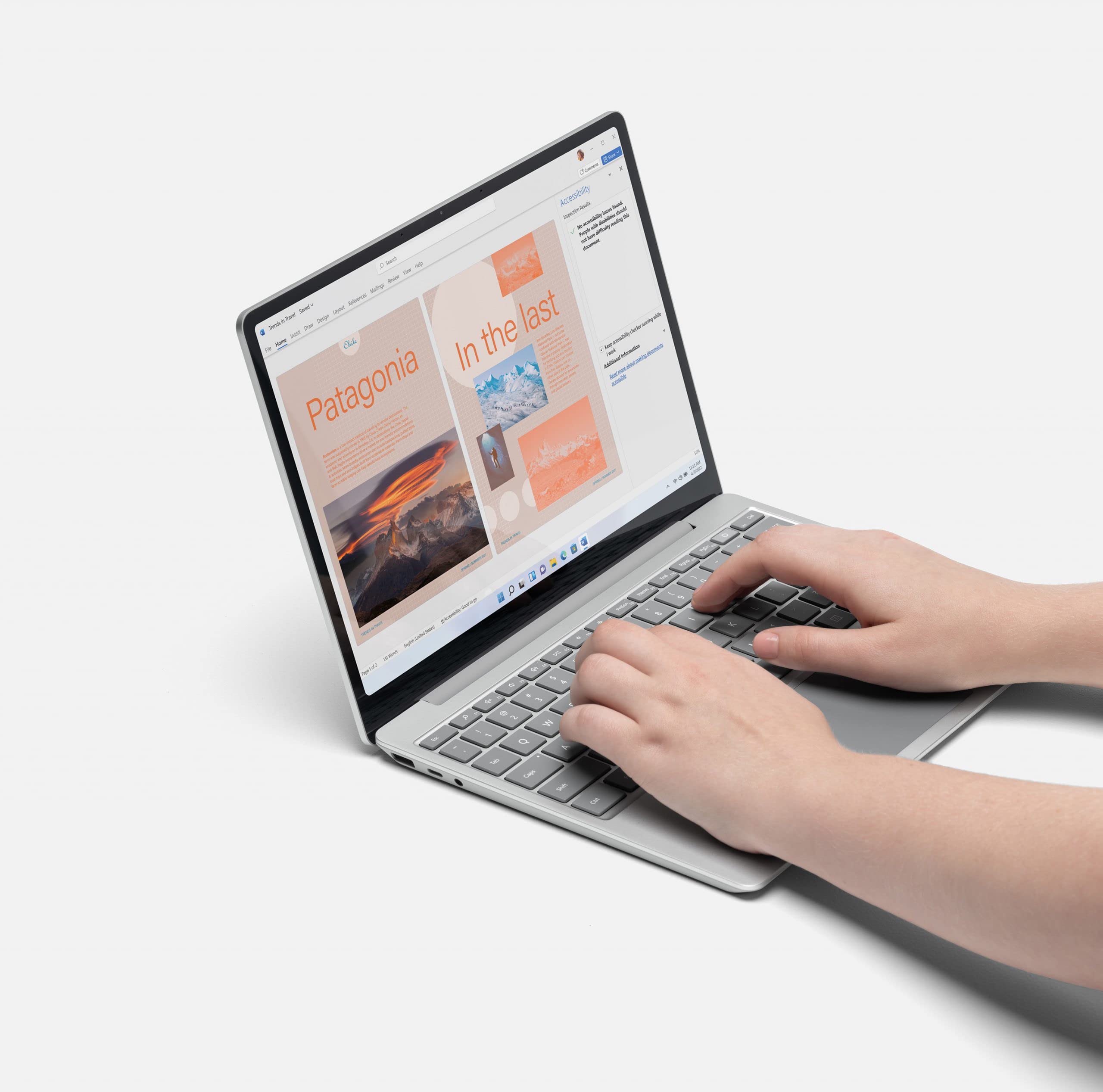 Microsoft Surface Laptop Go 2 i5/4/128 cm SC German Austria/Germany Commercial Platinum Windows 11