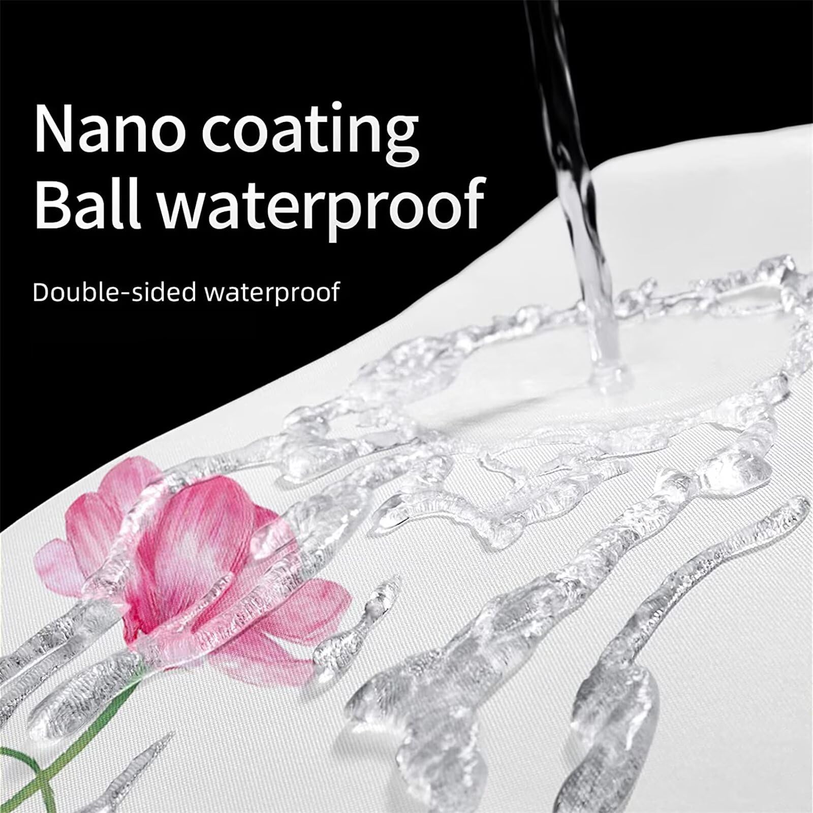 conchiglia,conchiglie Tenda Doccia W300cm x L200cm Tende Doccia Antimuffa,Orlo Ponderato Impermeabile Tessuto,3D Shower Curtain con Ganci per Dormitorio Appartamento Hotel Tenda ​Bagno Decor M-755
