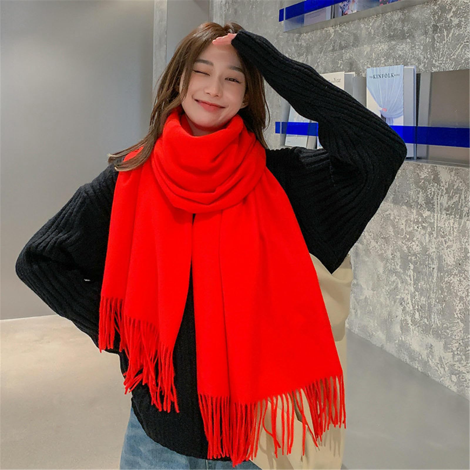 Foulard Donna Scialli E Sciarpe Da Per Uomo Caldo Versatile Ed Elegante Autunno Inverno