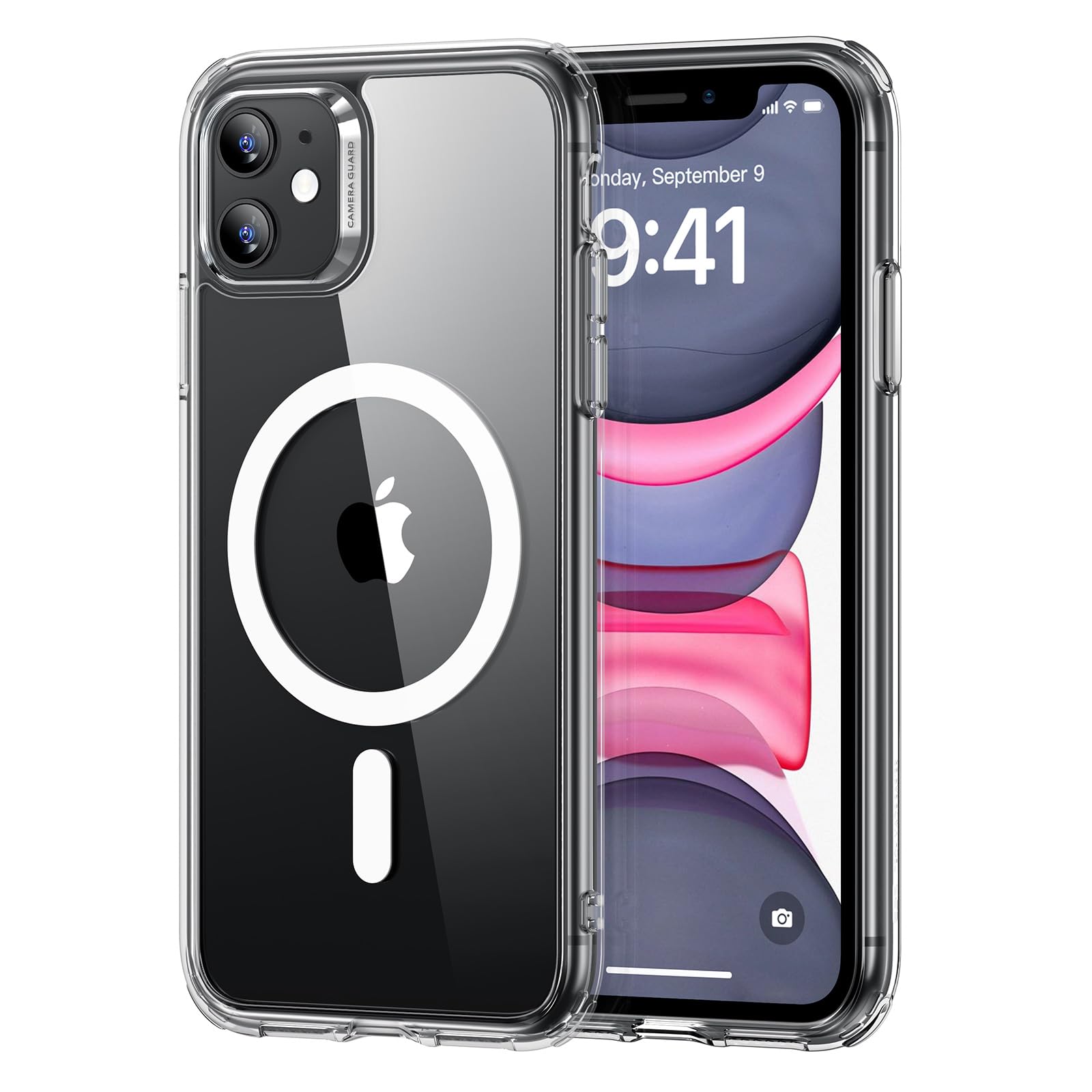 ESR for iPhone 11 Case for MagSafe, Anti-Yellowing, Clear | Ultra Slim, 3X Military-Grade Drop Protection, Magnetic Phone Case, Impact Absorbing, Resists Scratches