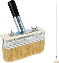 Decking Paint Brush 67''Stainless Steel Deck Stain Applicator with Long Handle Multipurpose Decking Brush for Wood Stain, Oil, Decking Paint, Decking Stain, Fence Wall Furniture (170 * 14.2 CM)