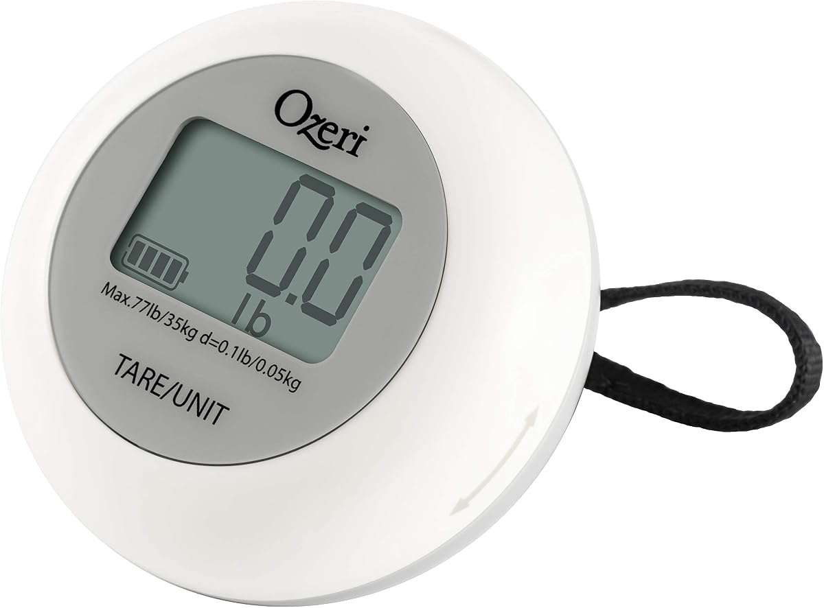 Luggage Scale, with Twist-and-Go Battery-Free Charging, Travel Scale | Completely battery-free; simply twist to charge and power on and avoid last-minute overweight luggage charges at airports.
