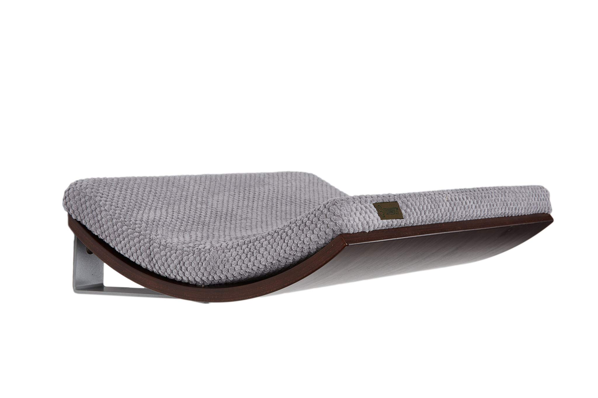 COSY AND DOZY Cat Lounger Wall L50 x W41 'Chill' - Wall Lounger Cat Bed Wall Made of Beech Plywood - Cat Wall Lounger - Cat Wall Lounger - Load up to 20 kg