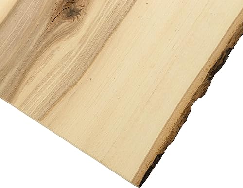 Miniatura 4 de Walnut Hollow Tablón de tilo rústico, 9-11 pulgadas de ancho x 13 pulgadas con borde vivo de madera (paquete de 3)  para leña, decoración del hogar