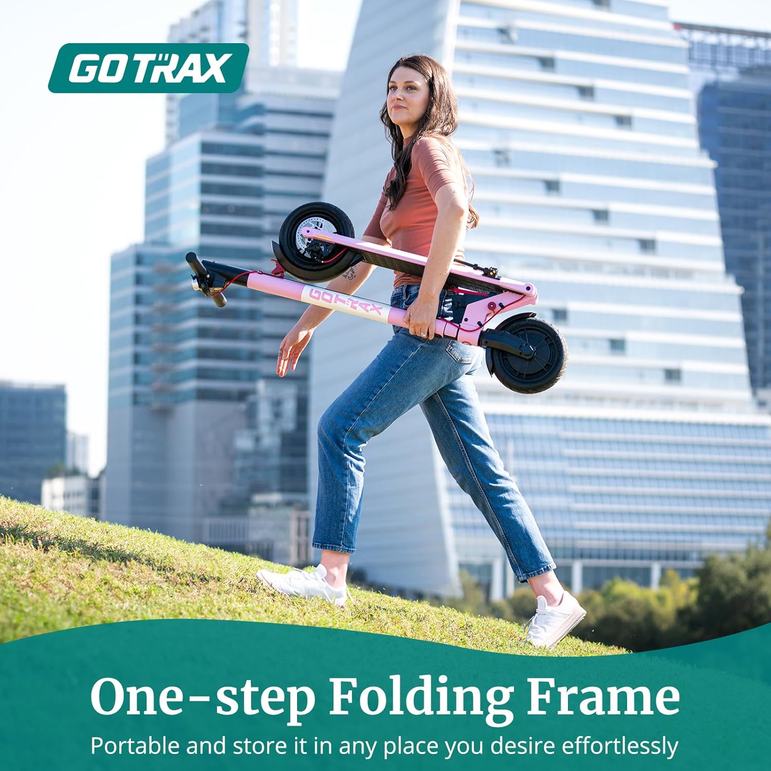 Gotrax GXL V2 Electric Scooter for Adult, 8.5" Solid Tire Max 12 Mile 15.5Mph Speed Powered By 250W Motor, Foldable Commuting E Scooter for Adult