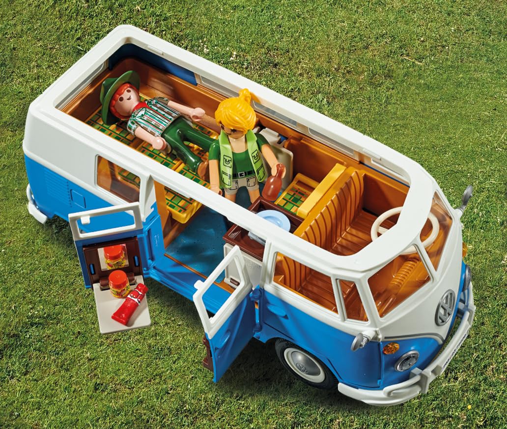 Playmobil VW T1 Campingbus, Blau