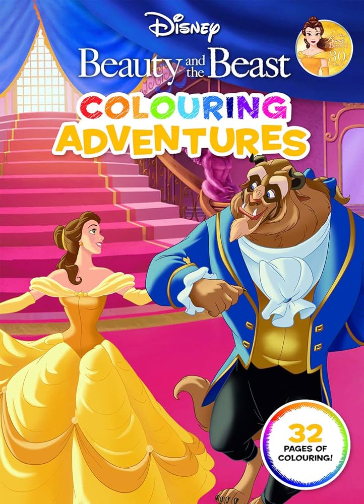 Beauty and the Beast: Colouring Adventures (Disney Princess