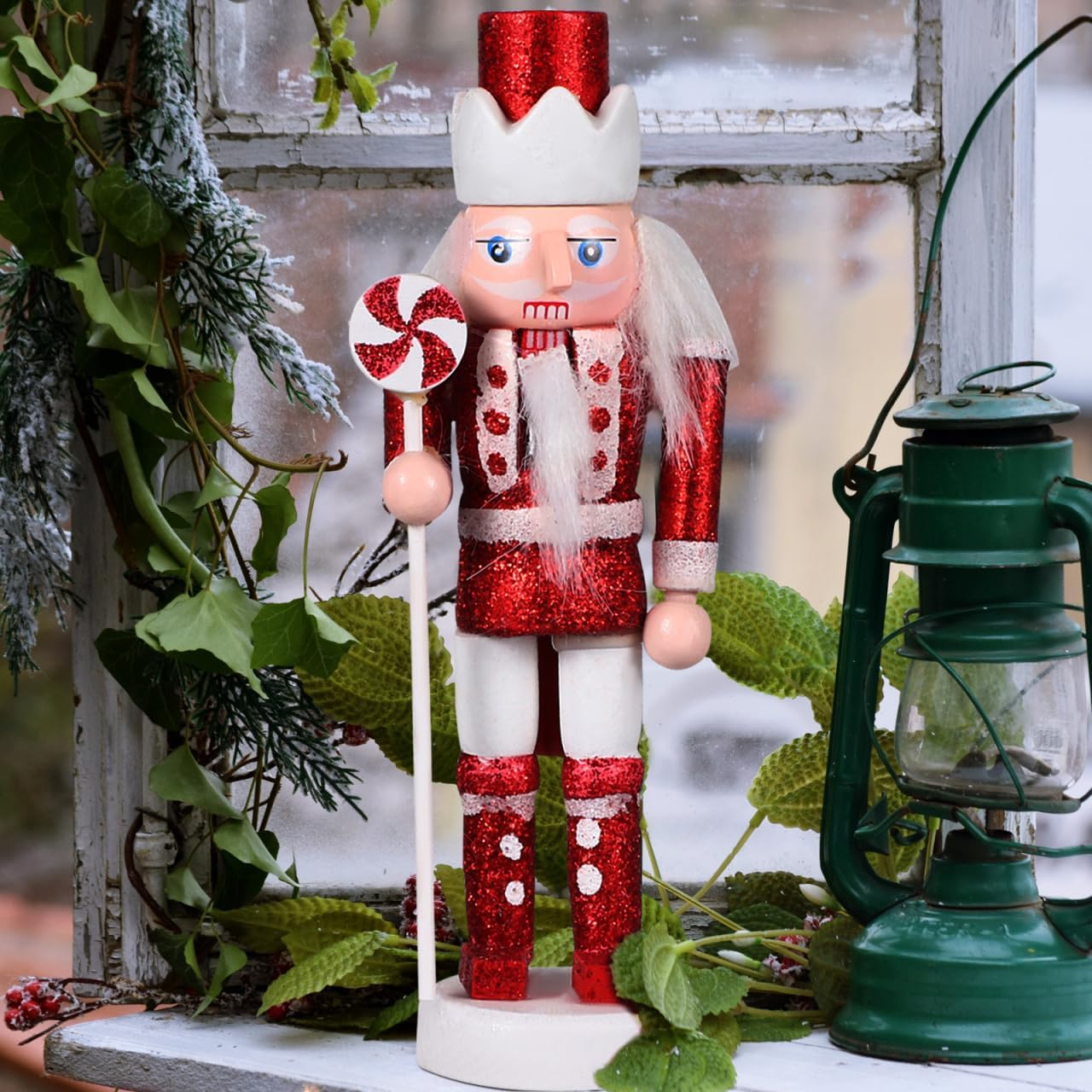 5 Pcs Nutcracker Christmas Ornament, 5 Inch Nutcracker Christmas Decor Wooden Nutcracker Soldier Doll Hanging Nutcracker Figures Christmas Decorations for Spring Xams Decor